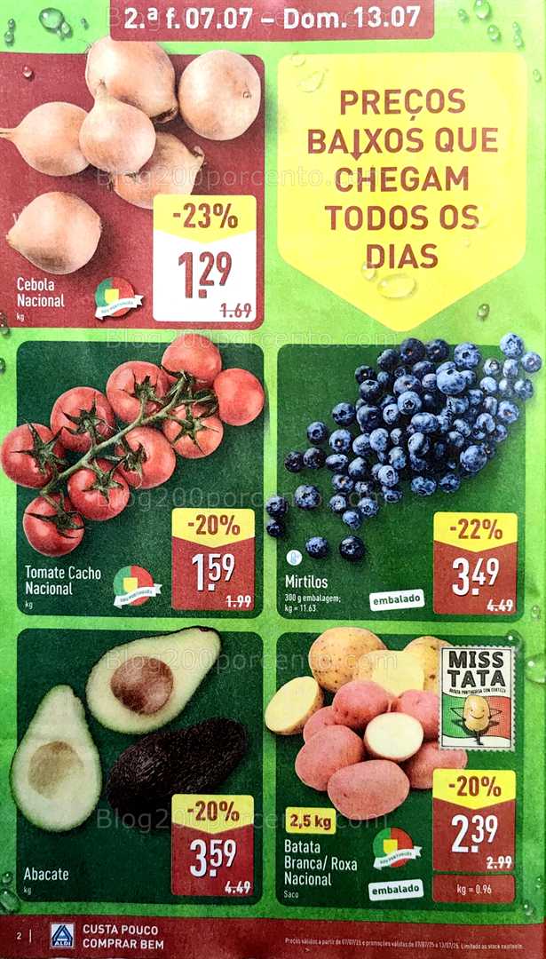 Antevisão Folheto ALDI Promoções de 7 a 13 julho all