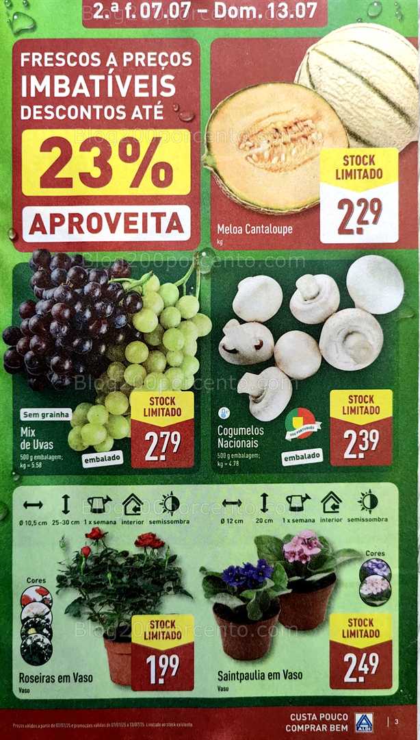 Antevisão Folheto ALDI Promoções de 7 a 13 julho all