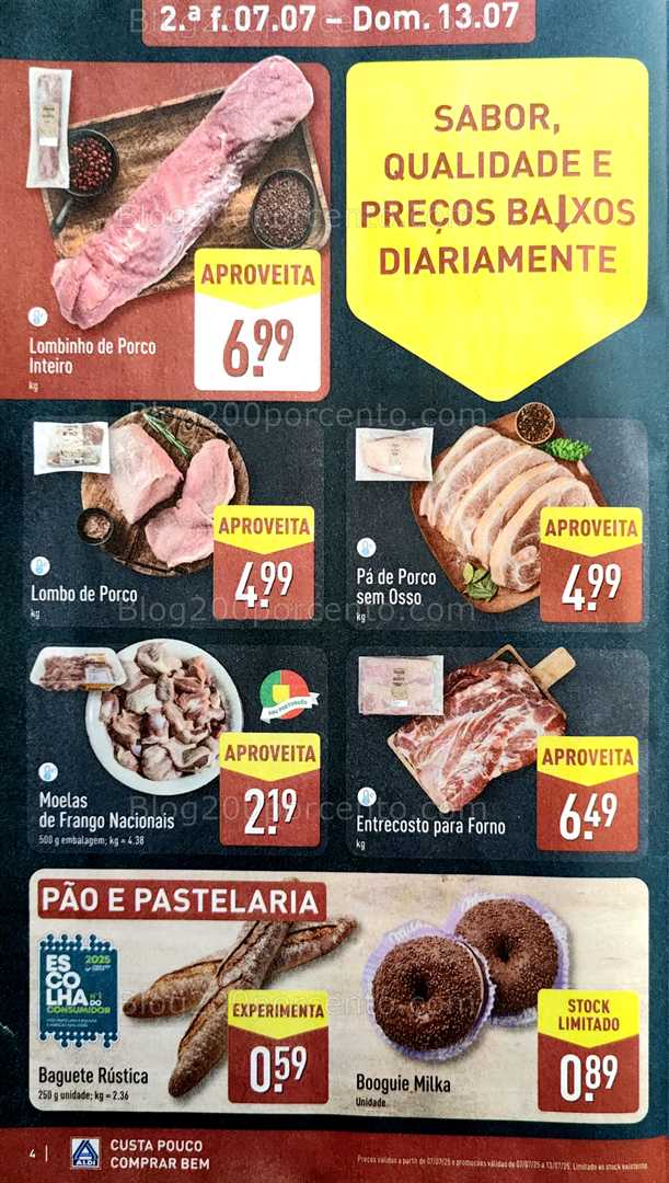 Antevisão Folheto ALDI Promoções de 7 a 13 julho all