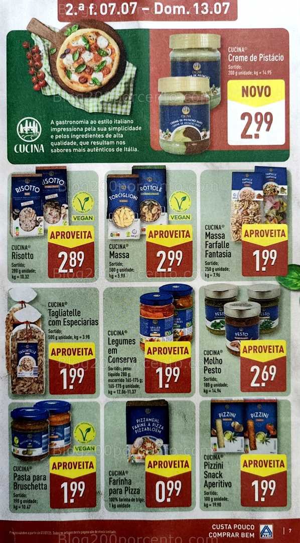 Antevisão Folheto ALDI Promoções de 7 a 13 julho all