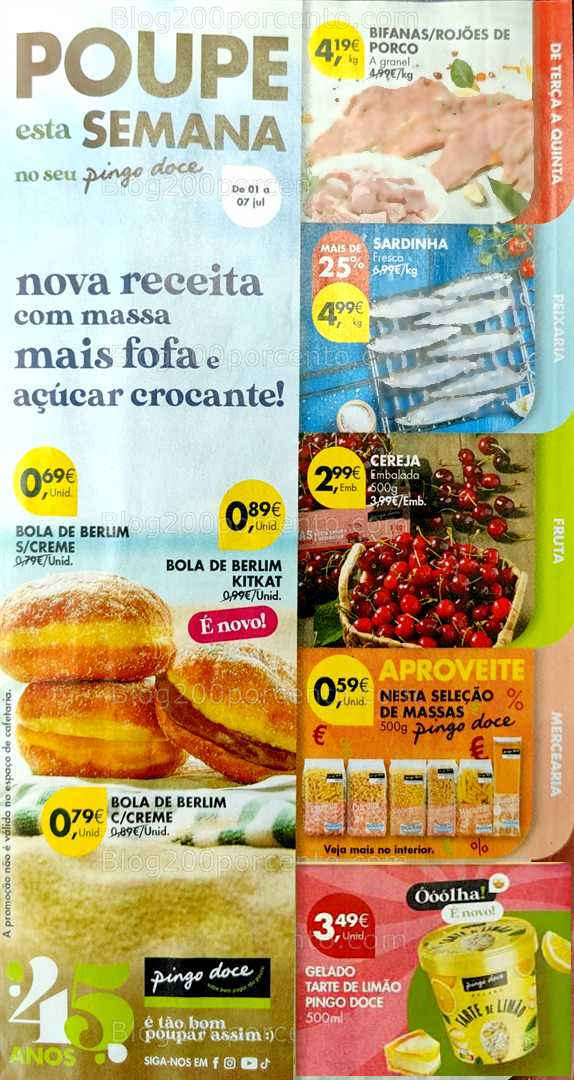 Antevisão Folheto PINGO DOCE Promoções de 1 a 7 julho all