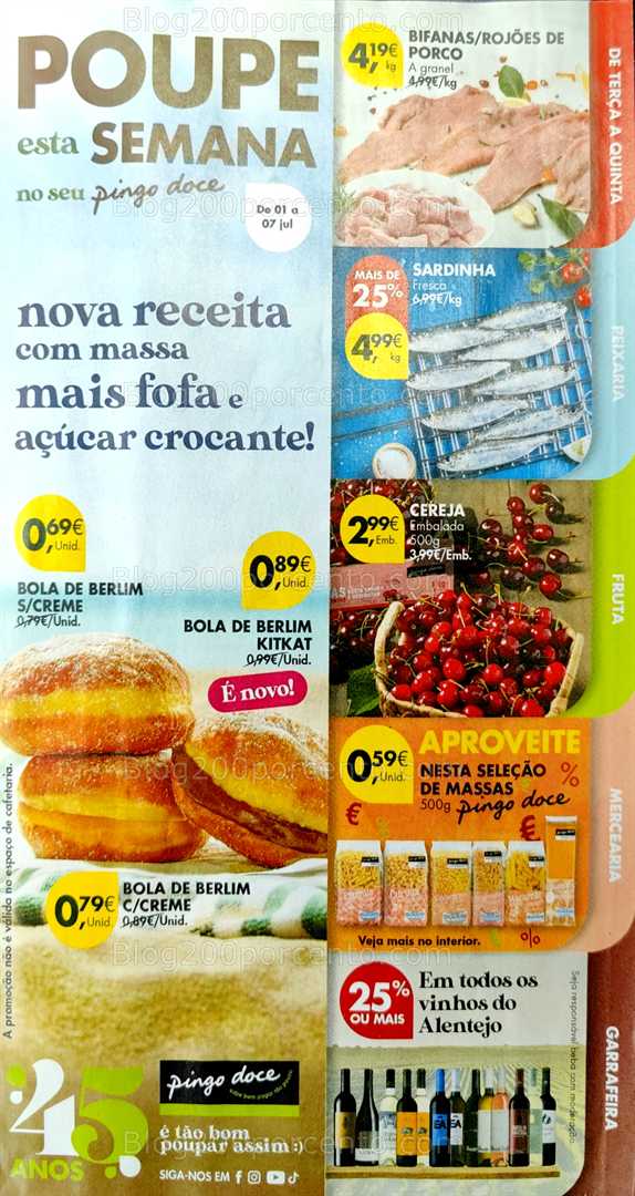 Antevisão Folheto PINGO DOCE Promoções de 1 a 7 julho all