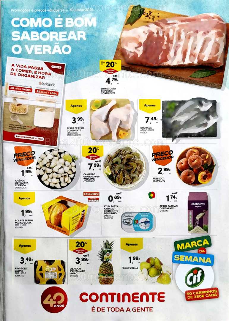 Antevisão Folheto CONTINENTE Modelo - Hiper Promoções de 24 a 30 junho all