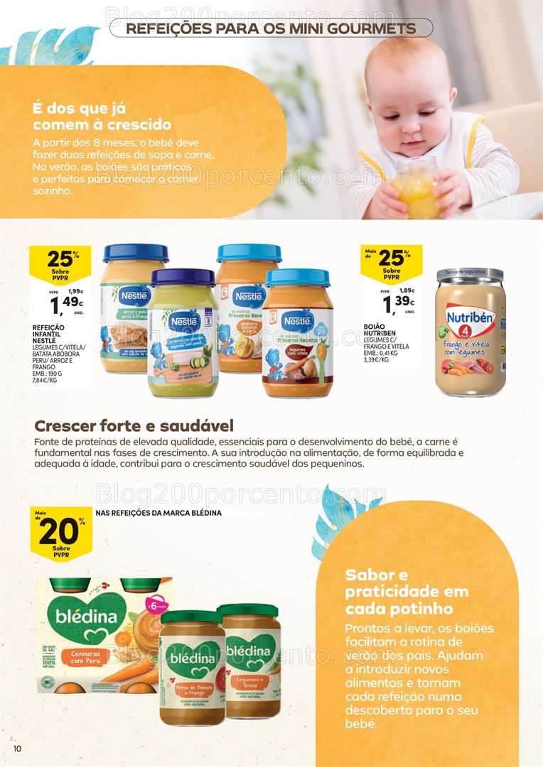 Antevisão Folheto CONTINENTE Bebé Verão Promoções de 1 a 13 julho all