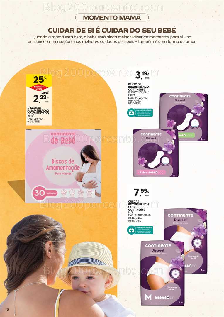 Antevisão Folheto CONTINENTE Bebé Verão Promoções de 1 a 13 julho all