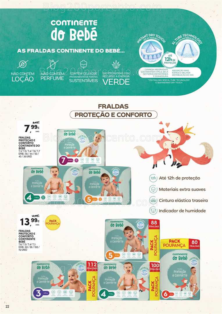 Antevisão Folheto CONTINENTE Bebé Verão Promoções de 1 a 13 julho all