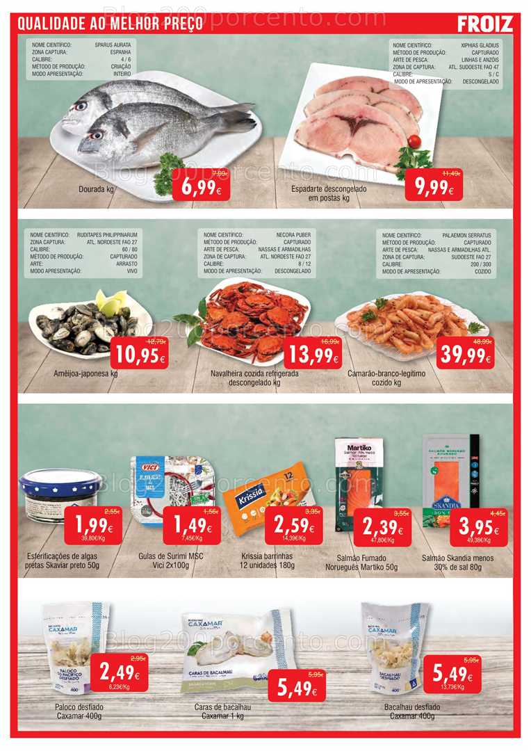 Antevisão Folheto FROIZ Promoções de 2 a 22 julho all