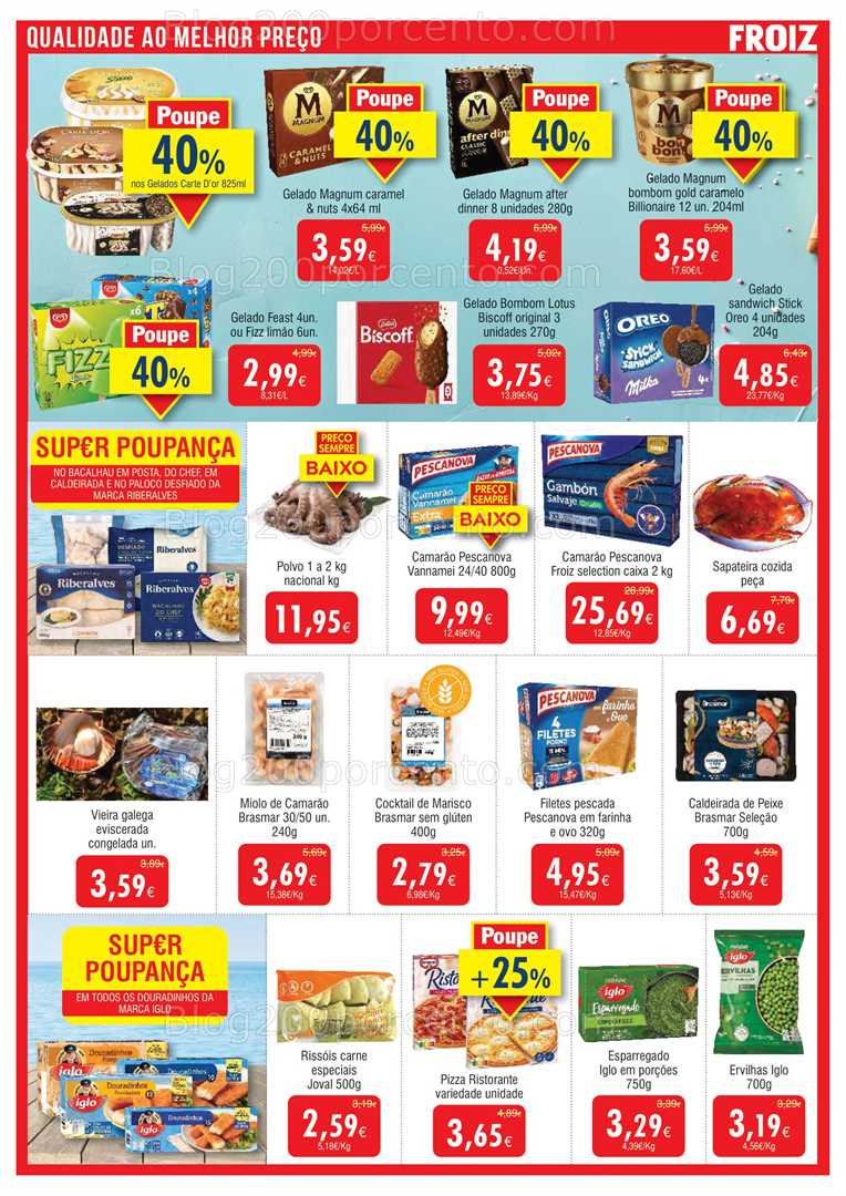 Antevisão Folheto FROIZ Promoções de 2 a 22 julho all