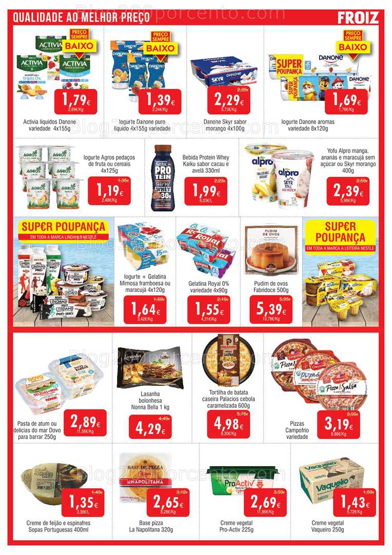 Antevisão Folheto FROIZ Promoções de 2 a 22 julho all