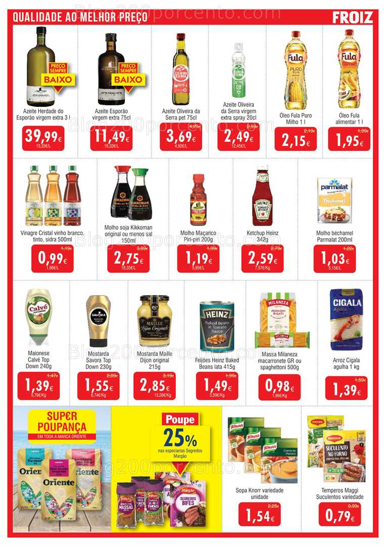 Antevisão Folheto FROIZ Promoções de 2 a 22 julho all