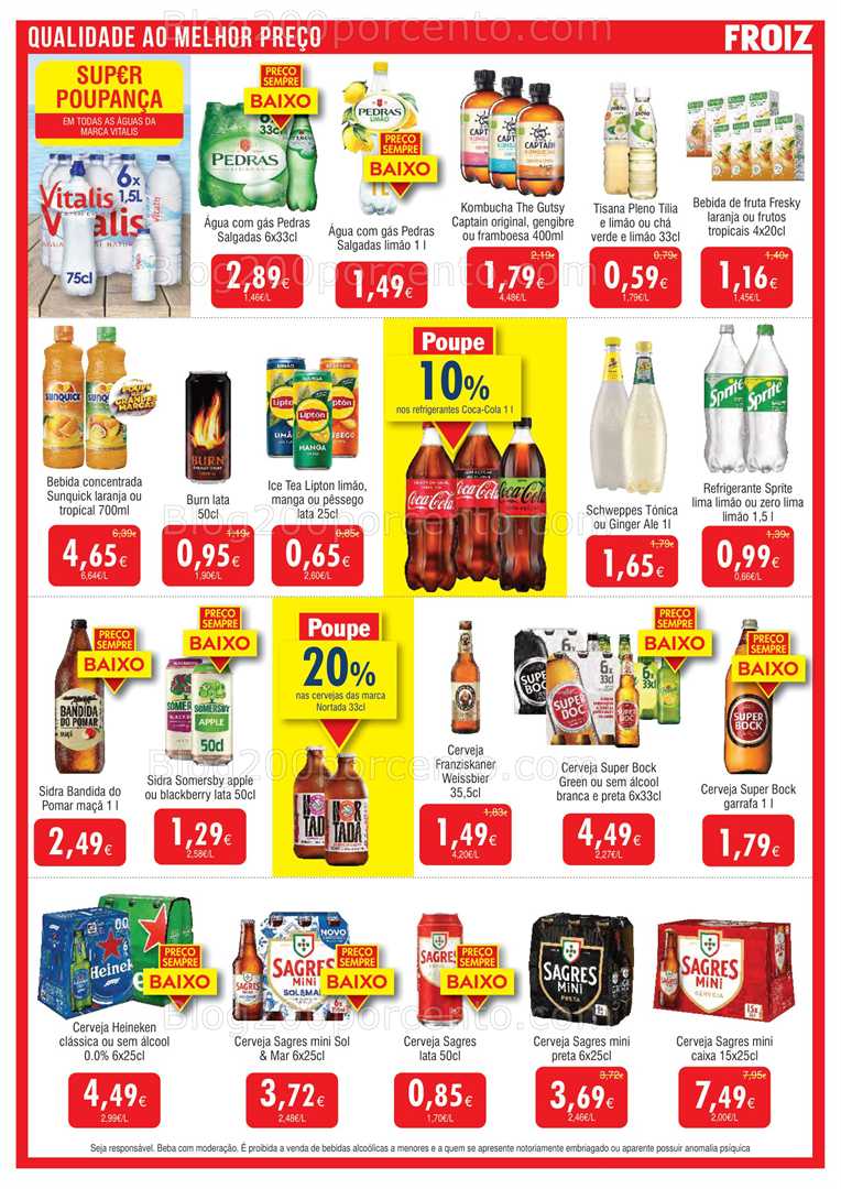 Antevisão Folheto FROIZ Promoções de 2 a 22 julho all