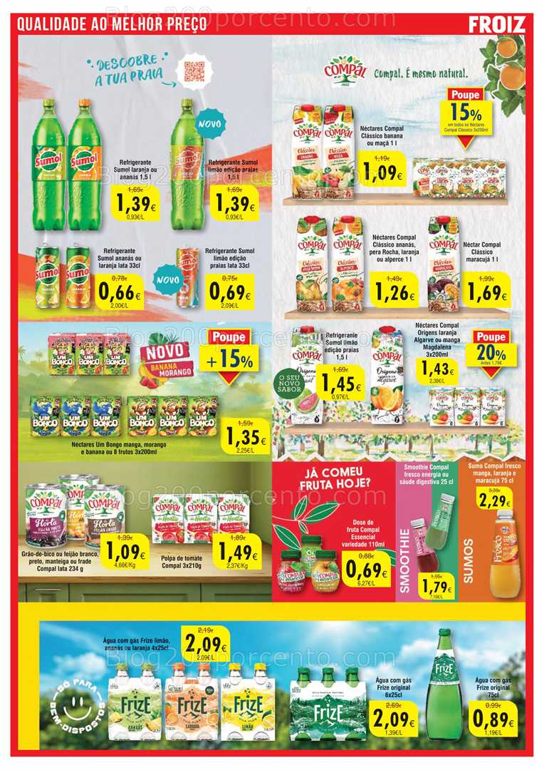 Antevisão Folheto FROIZ Promoções de 2 a 22 julho all