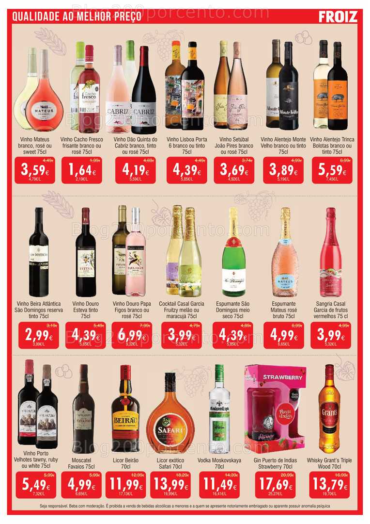 Antevisão Folheto FROIZ Promoções de 2 a 22 julho all