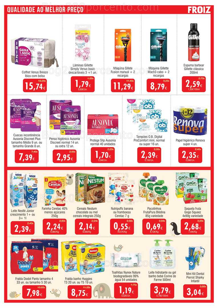 Antevisão Folheto FROIZ Promoções de 2 a 22 julho all