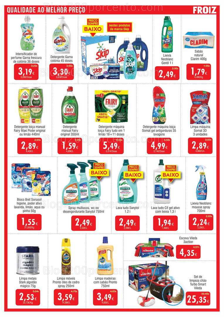 Antevisão Folheto FROIZ Promoções de 2 a 22 julho all