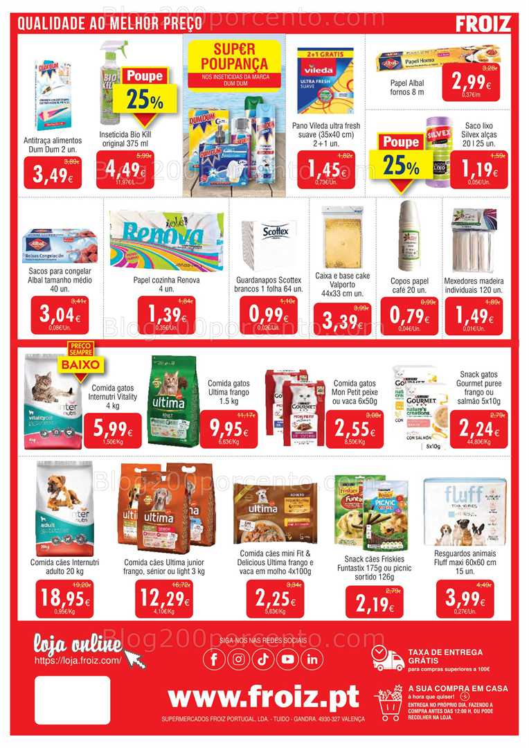 Antevisão Folheto FROIZ Promoções de 2 a 22 julho all