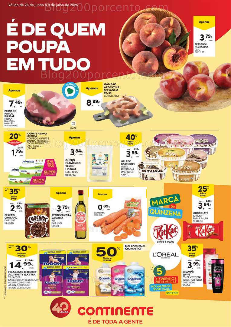 Antevisão Folheto CONTINENTE Açores Promoções 26 junho a 9 julho all