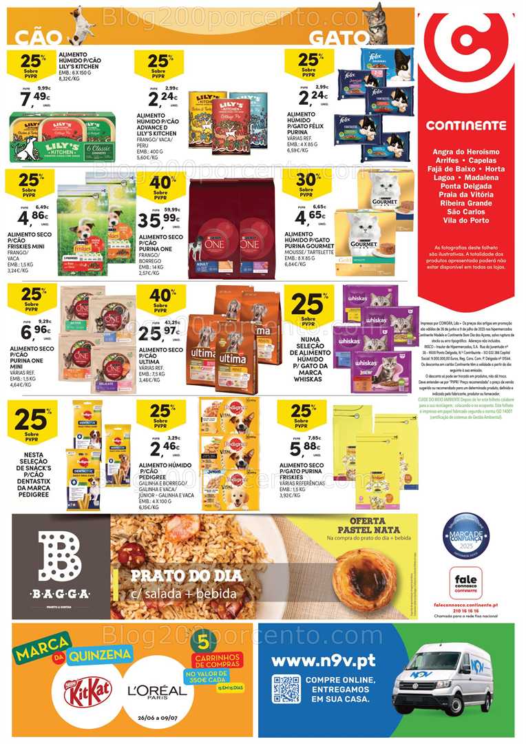 Antevisão Folheto CONTINENTE Açores Promoções 26 junho a 9 julho all