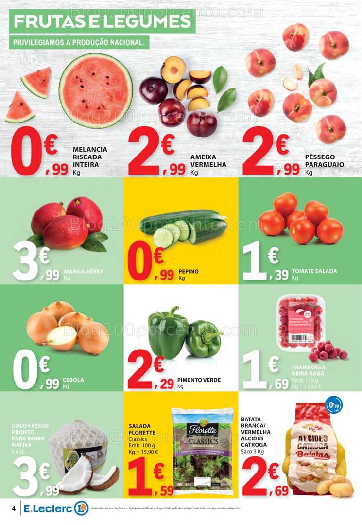 Antevisão Folheto E-LECLERC Promoções 26 junho a 2 julho all