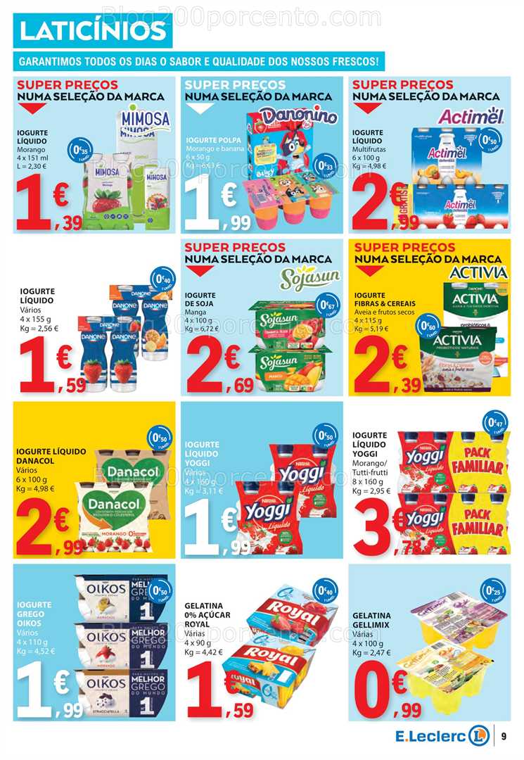 Antevisão Folheto E-LECLERC Promoções 26 junho a 2 julho all