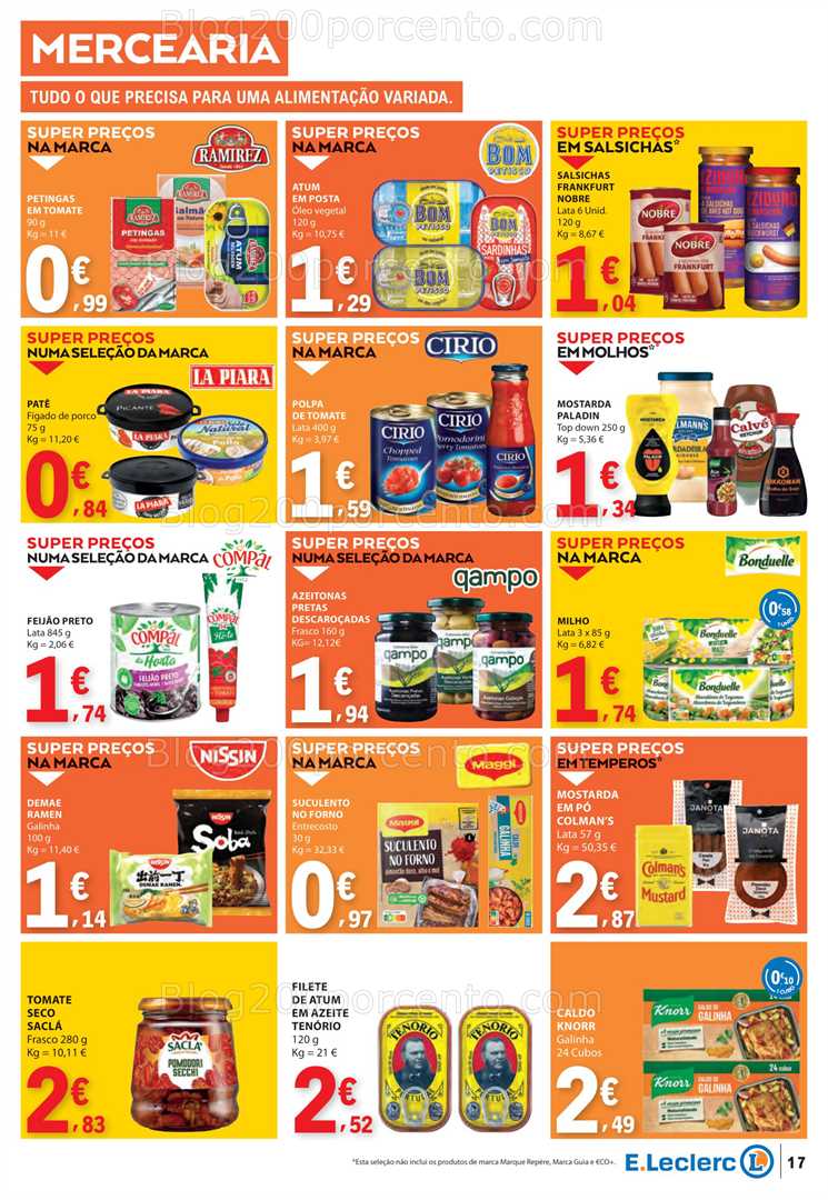 Antevisão Folheto E-LECLERC Promoções 26 junho a 2 julho all