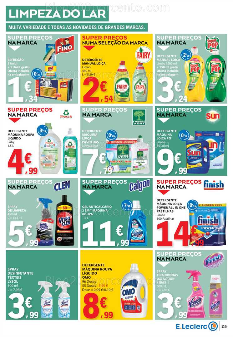 Antevisão Folheto E-LECLERC Promoções 26 junho a 2 julho all