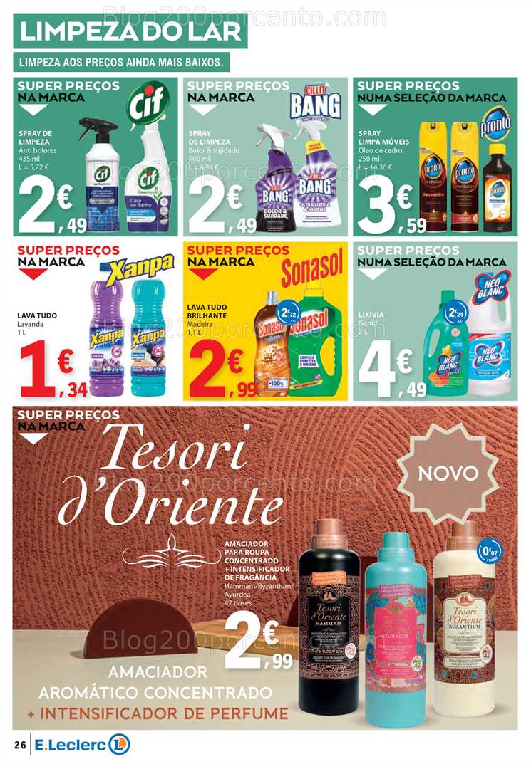 Antevisão Folheto E-LECLERC Promoções 26 junho a 2 julho all