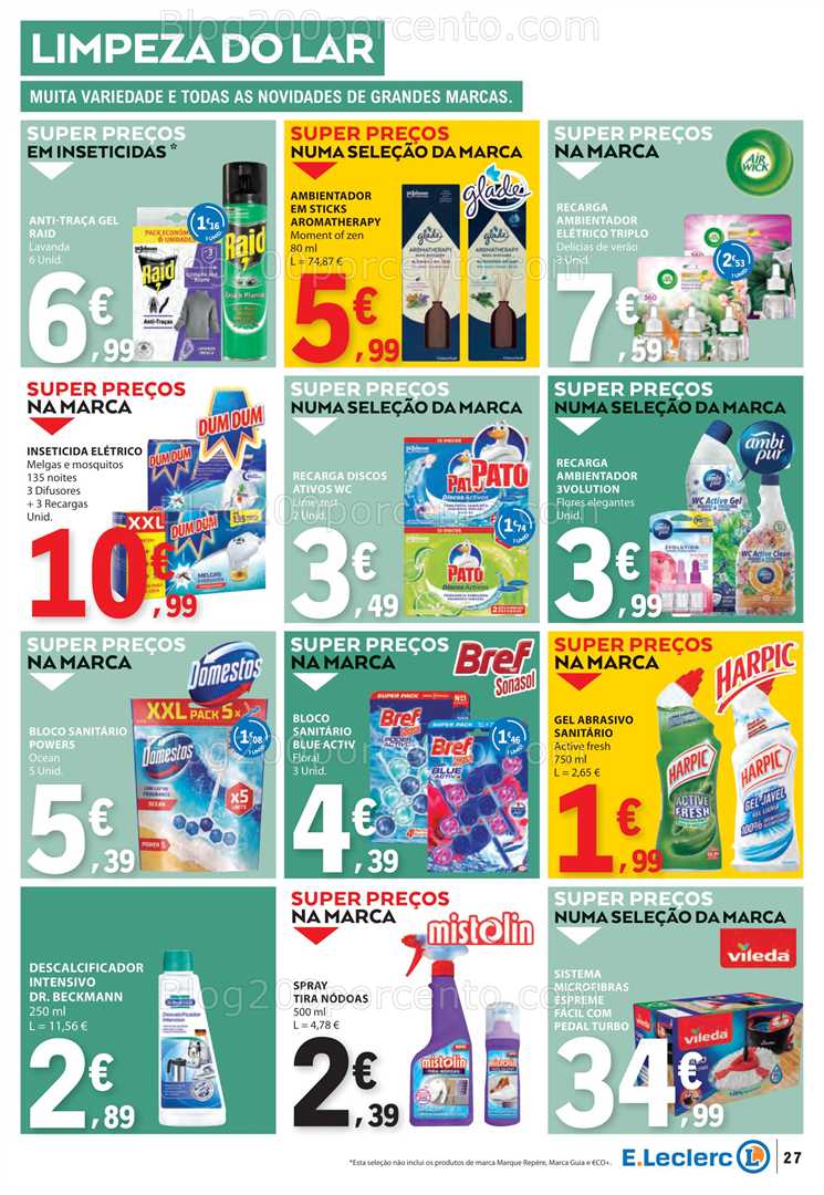 Antevisão Folheto E-LECLERC Promoções 26 junho a 2 julho all