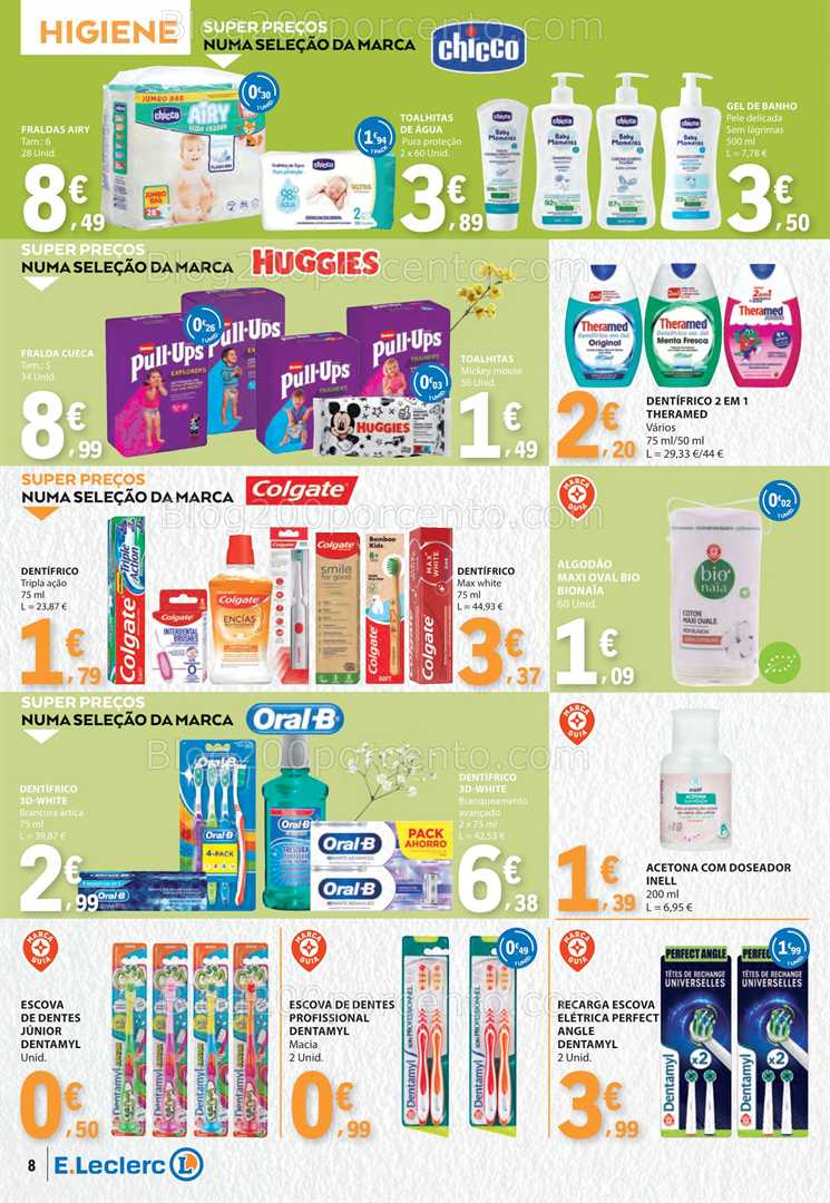 Antevisão Folheto E-LECLERC Beleza Verão Promoções de 1 a 20 julho all