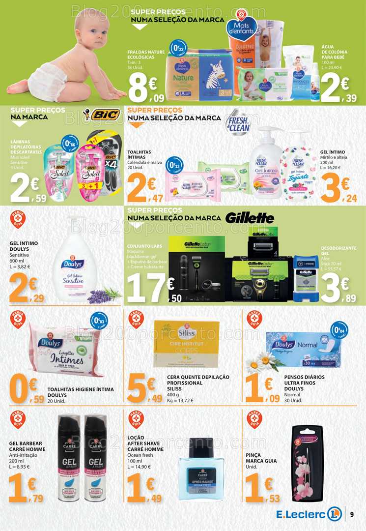 Antevisão Folheto E-LECLERC Beleza Verão Promoções de 1 a 20 julho all