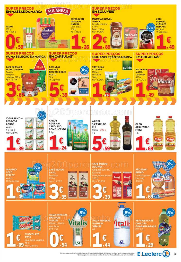 Antevisão Folheto E-LECLERC Fim de Semana - 27 a 29 junho all
