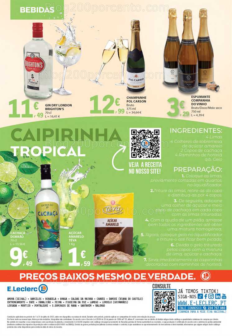 Antevisão Folheto E-LECLERC Marcas Próprias Promoções de 1 a 20 julho all