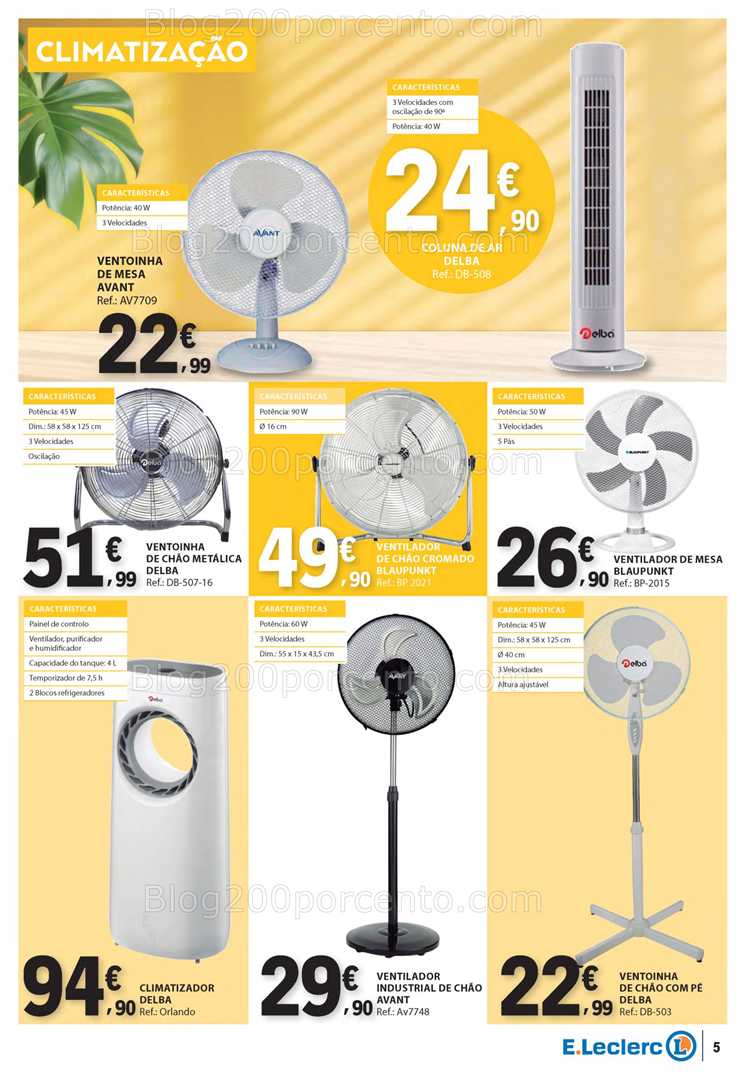 Antevisão Folheto E-LECLERC Bazar Promoções de 3 a 16 julho all