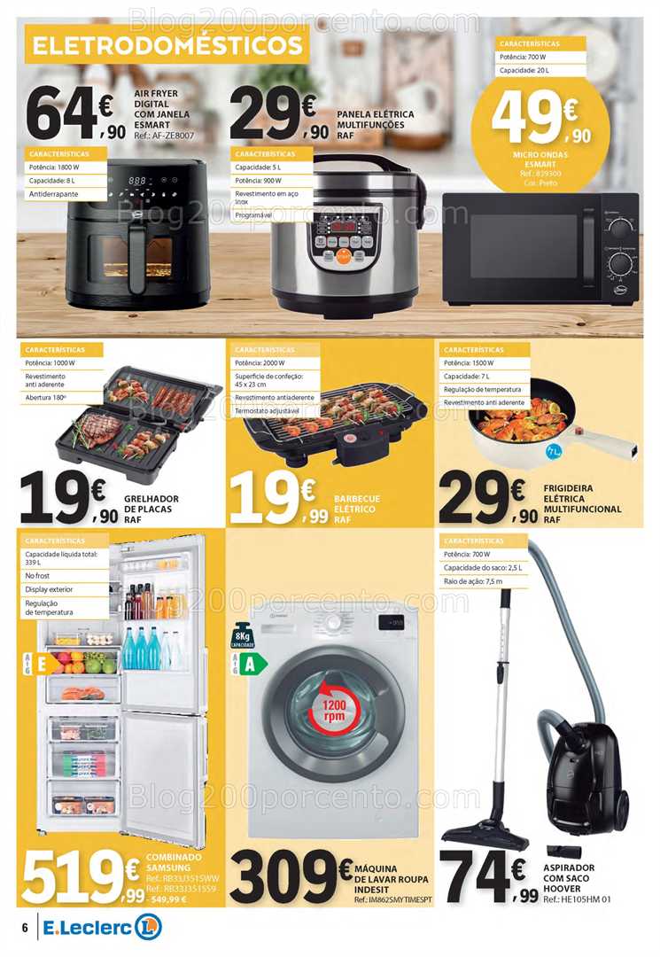 Antevisão Folheto E-LECLERC Bazar Promoções de 3 a 16 julho all