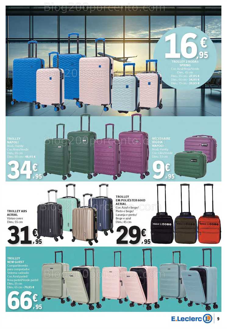 Antevisão Folheto E-LECLERC Bazar Promoções de 3 a 16 julho all