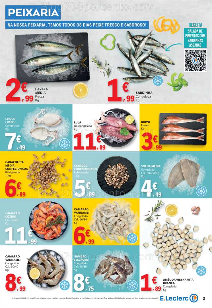 Antevisão Folheto E-LECLERC Promoções de 3 a 9 julho all