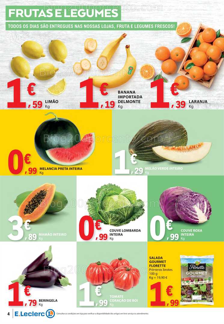 Antevisão Folheto E-LECLERC Promoções de 3 a 9 julho all