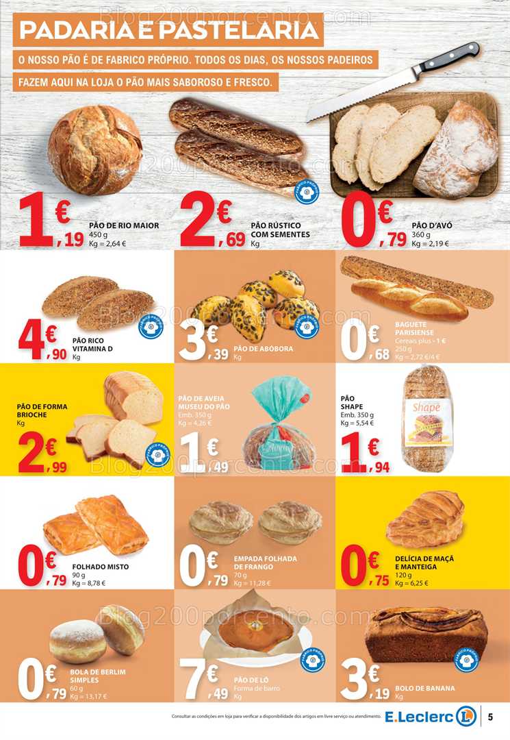 Antevisão Folheto E-LECLERC Promoções de 3 a 9 julho all