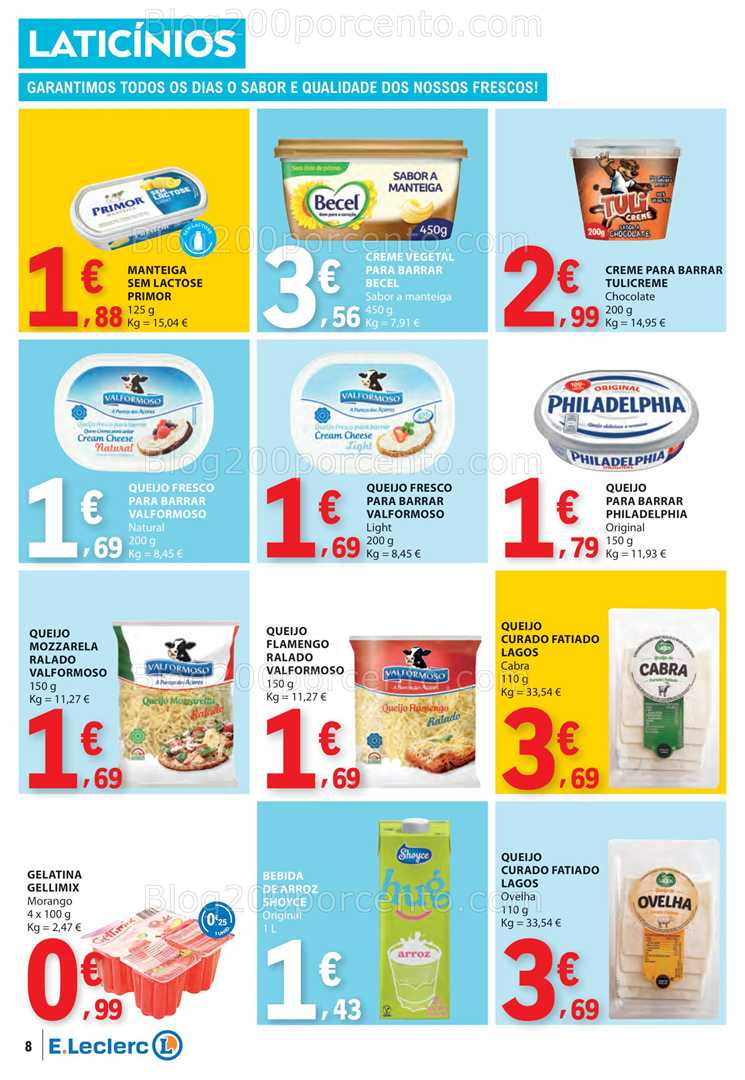 Antevisão Folheto E-LECLERC Promoções de 3 a 9 julho all