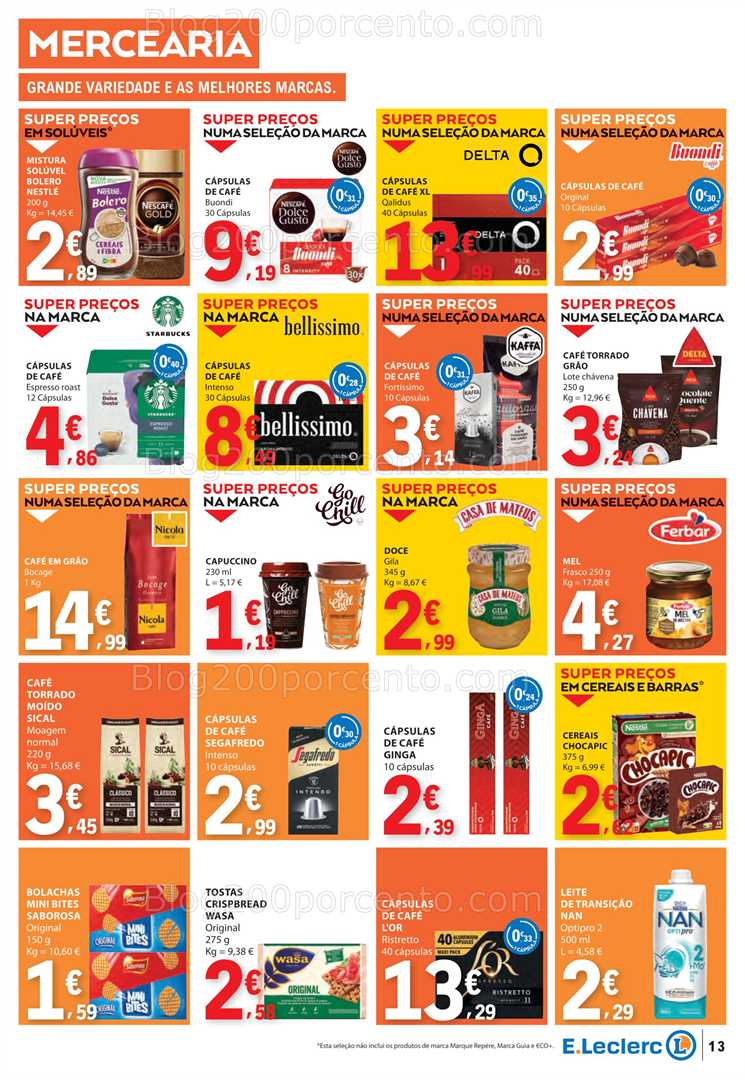 Antevisão Folheto E-LECLERC Promoções de 3 a 9 julho all