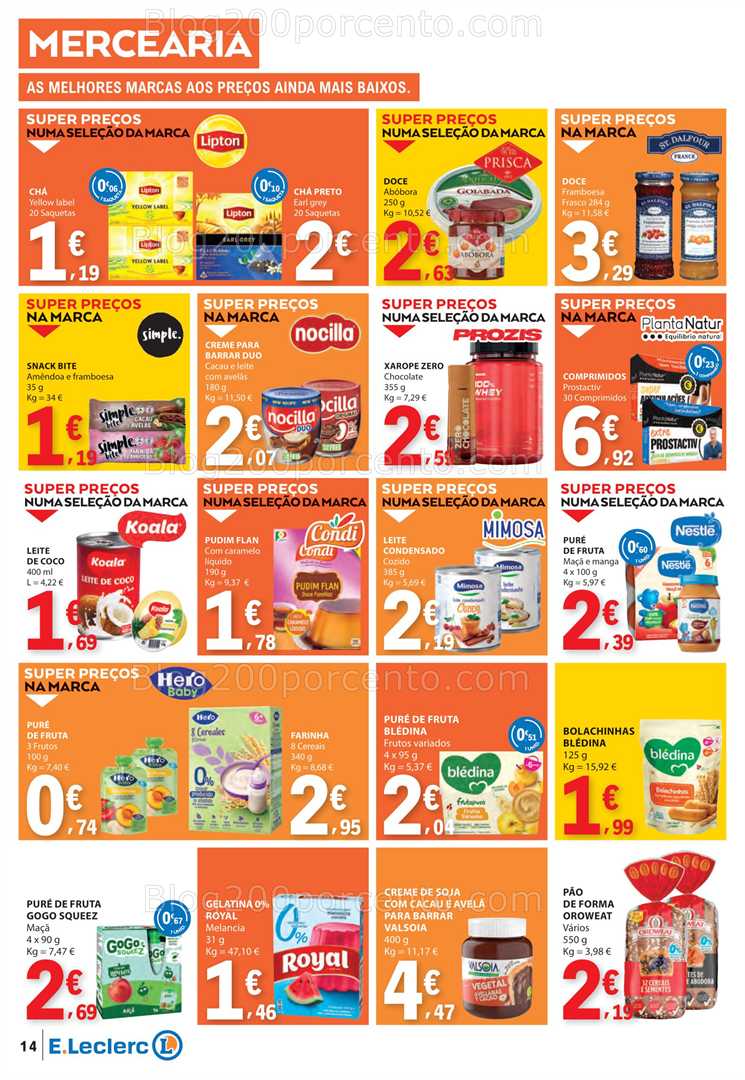 Antevisão Folheto E-LECLERC Promoções de 3 a 9 julho all