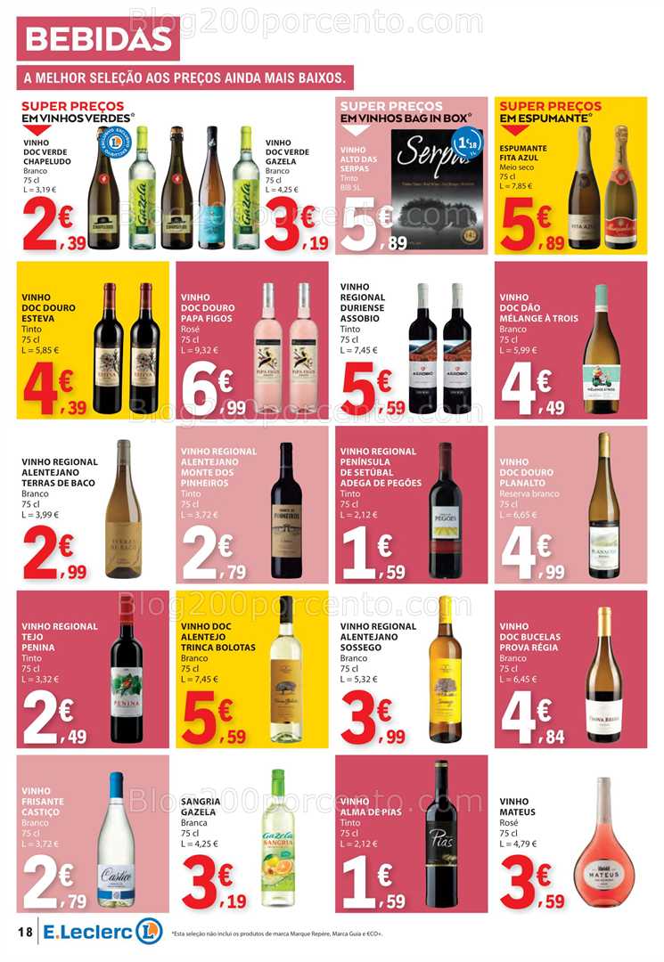 Antevisão Folheto E-LECLERC Promoções de 3 a 9 julho all