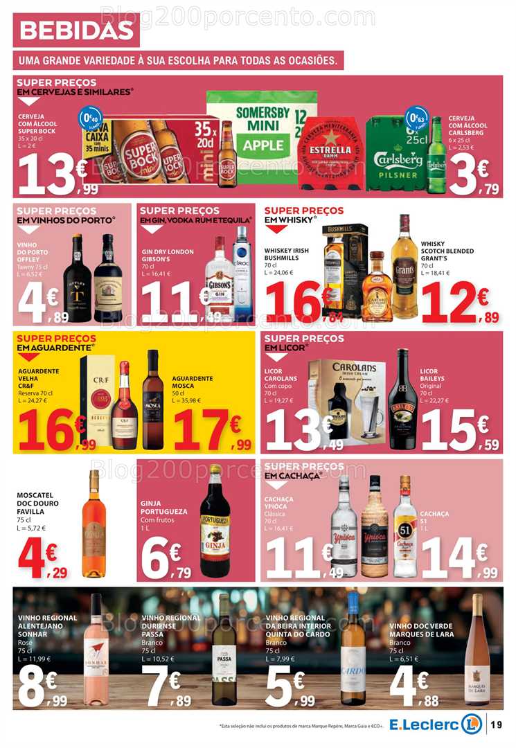 Antevisão Folheto E-LECLERC Promoções de 3 a 9 julho all