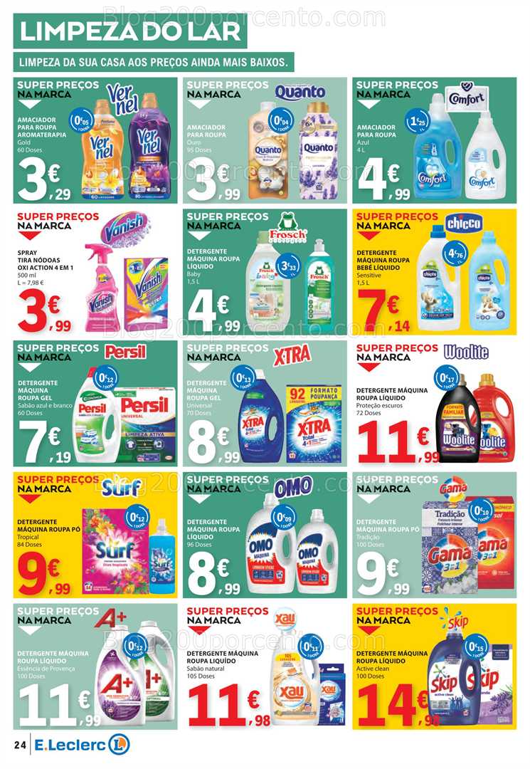 Antevisão Folheto E-LECLERC Promoções de 3 a 9 julho all