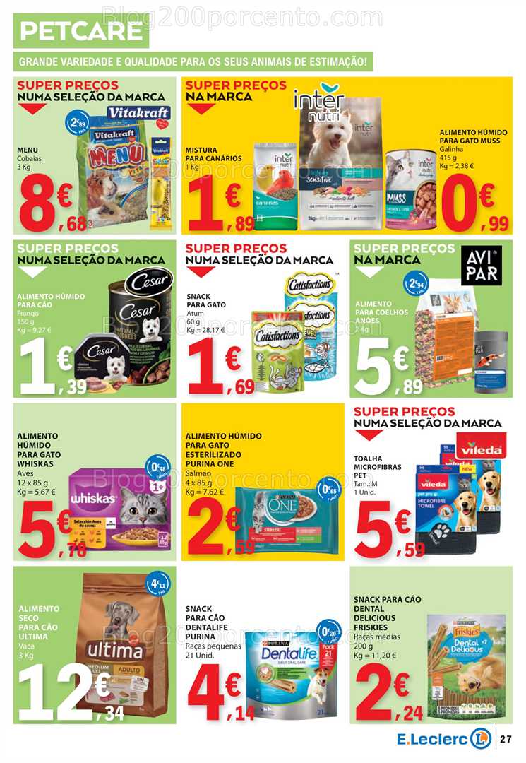 Antevisão Folheto E-LECLERC Promoções de 3 a 9 julho all