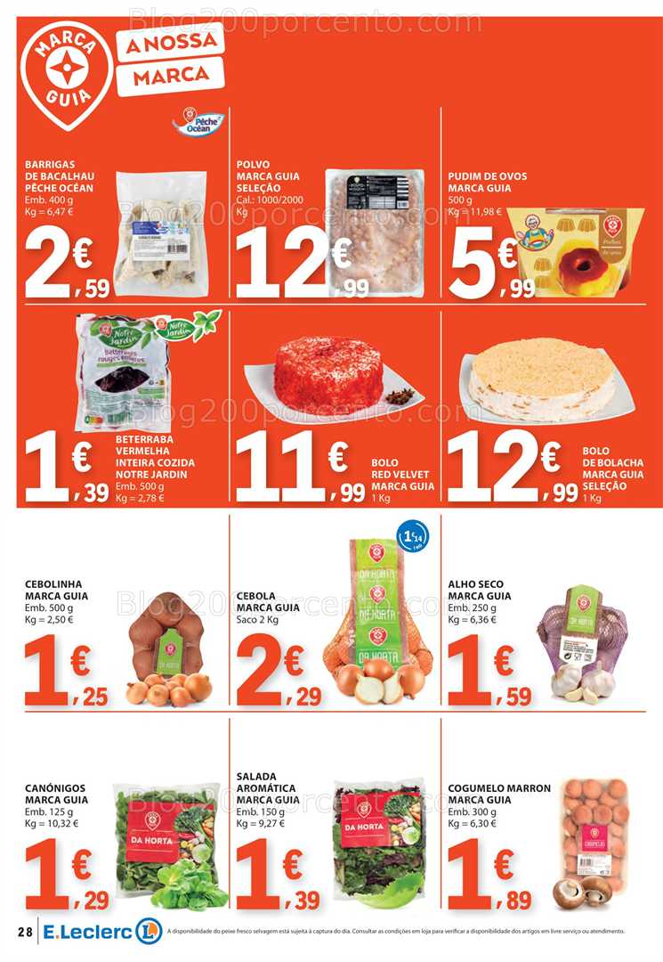 Antevisão Folheto E-LECLERC Promoções de 3 a 9 julho all
