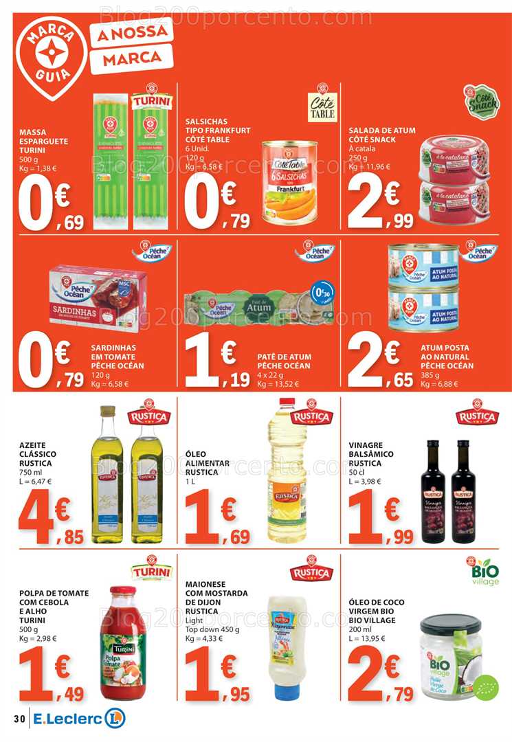 Antevisão Folheto E-LECLERC Promoções de 3 a 9 julho all