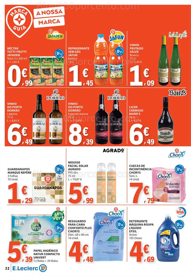 Antevisão Folheto E-LECLERC Promoções de 3 a 9 julho all