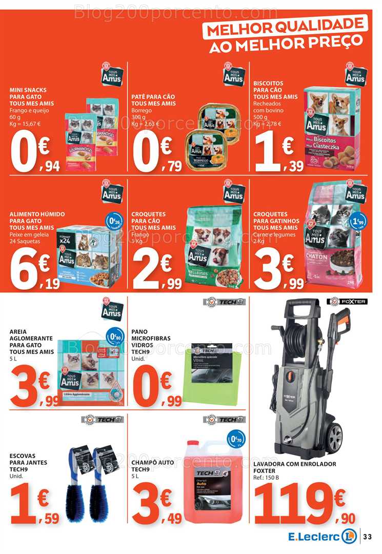 Antevisão Folheto E-LECLERC Promoções de 3 a 9 julho all