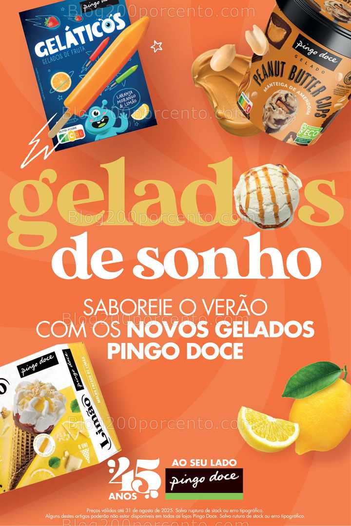 Antevisão Folheto PINGO DOCE Especial Gelados Verão all